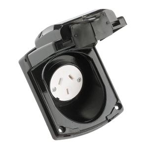 AUTO SW CARAVAN SOCKET FLUSH IP34 10A BK AUTO SW CARAVAN SOCKET FLUSH IP34 10A BK