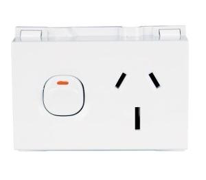 DIN SWITCH SGL OUTLET 2P 15A 3PIN FLT 4M DIN SWITCH SGL OUTLET 2P 15A 3PIN FLT 4M