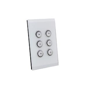 6 BUTTON GLASS FASCIA PW