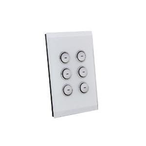 C-BUS SATURN 6 BUTTON WALL SWITCH