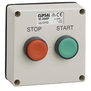 CONTROL STATION IP66 STOP/START 10A L/E
