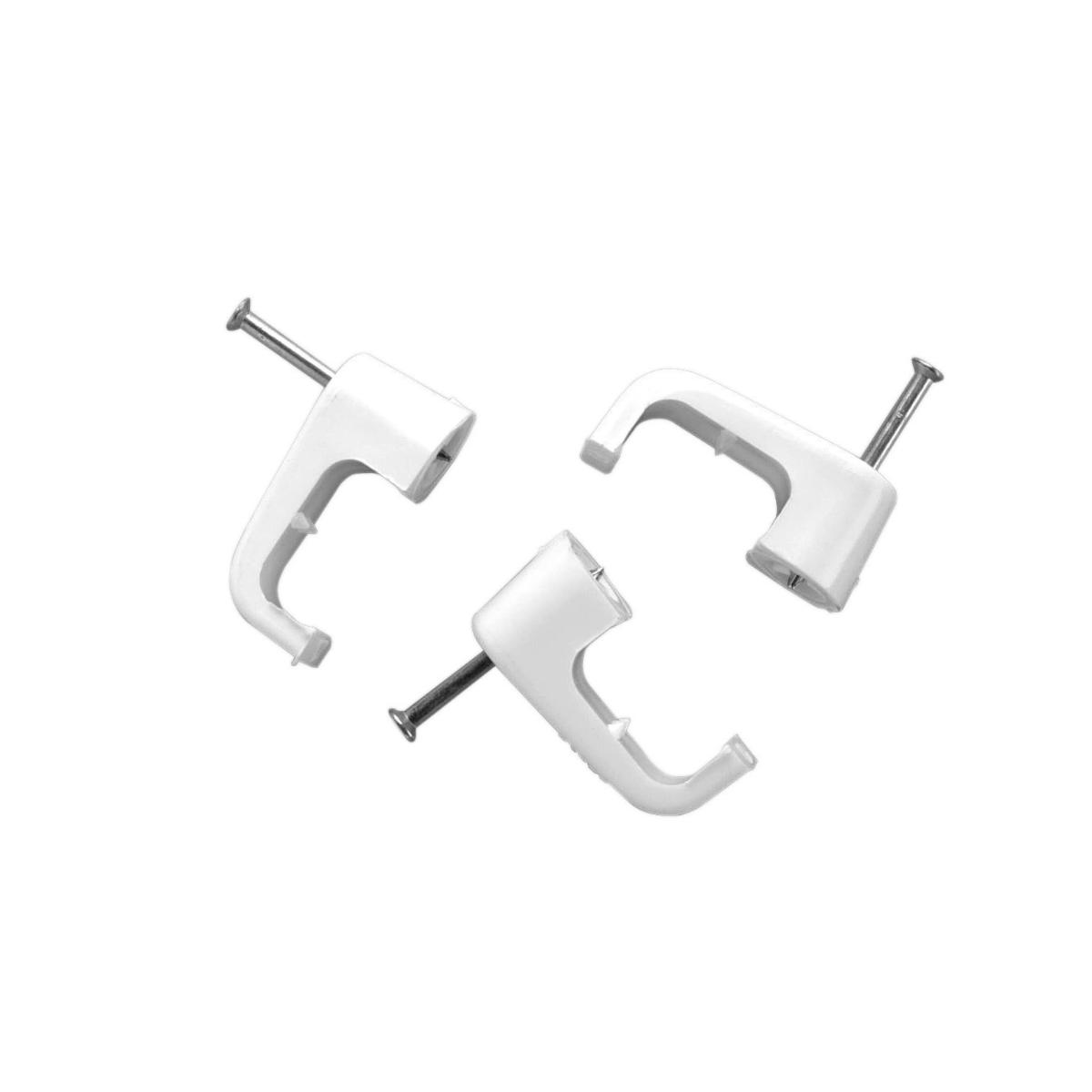 CABLE CLIP 16MM 2 CORE FLAT BOX100