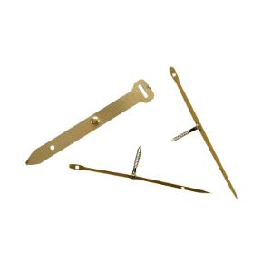 PIN CLIP SIZE 4 - 57MM LTH PK200 BRASS