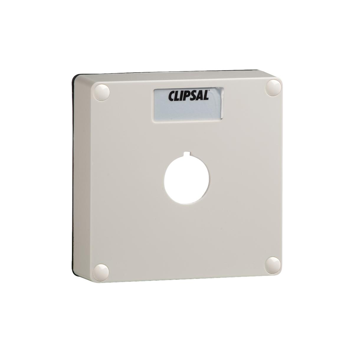 JUNCTION BOX IP66 1G 1APERT X 22MM GREY