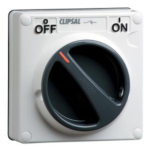 ISOLATOR IP66 1G DP 50A 1WAY L/E GREY ISOLATOR IP66 1G DP 50A 1WAY L/E GREY