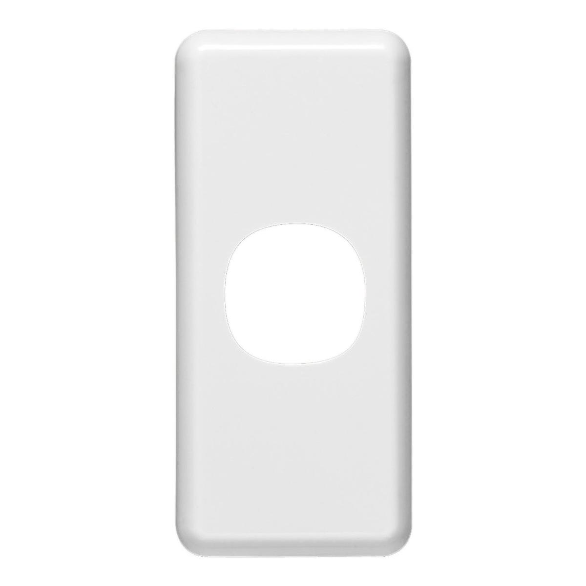 C2000 ARCH PLATE COVER 1G WHITE
