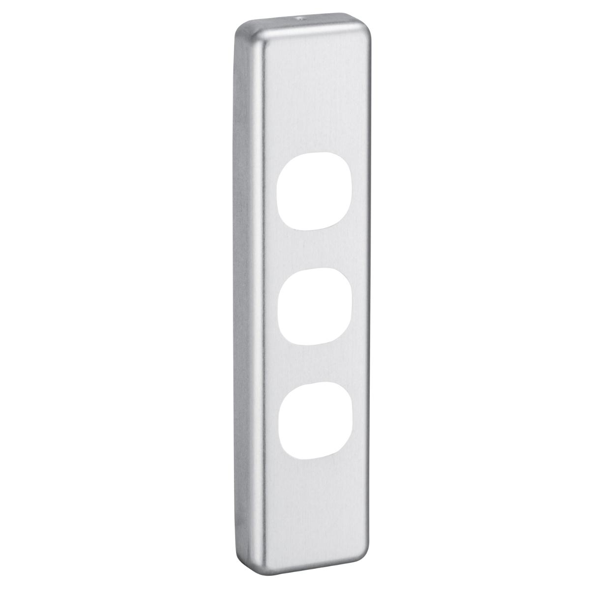 C2000 ARCH PLATE COVER 3G BRUSHED ALUM