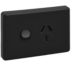 C2000 SGL GPO 250V 20A S/P BLACK C2000 SGL GPO 250V 20A S/P BLACK