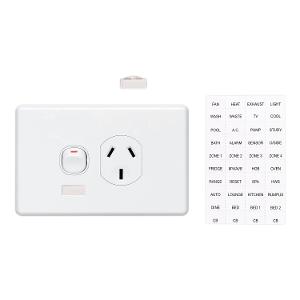 C2000 SGL GPO + ID 250V 10A S/P RED C2000 SGL GPO + ID 250V 10A S/P RED