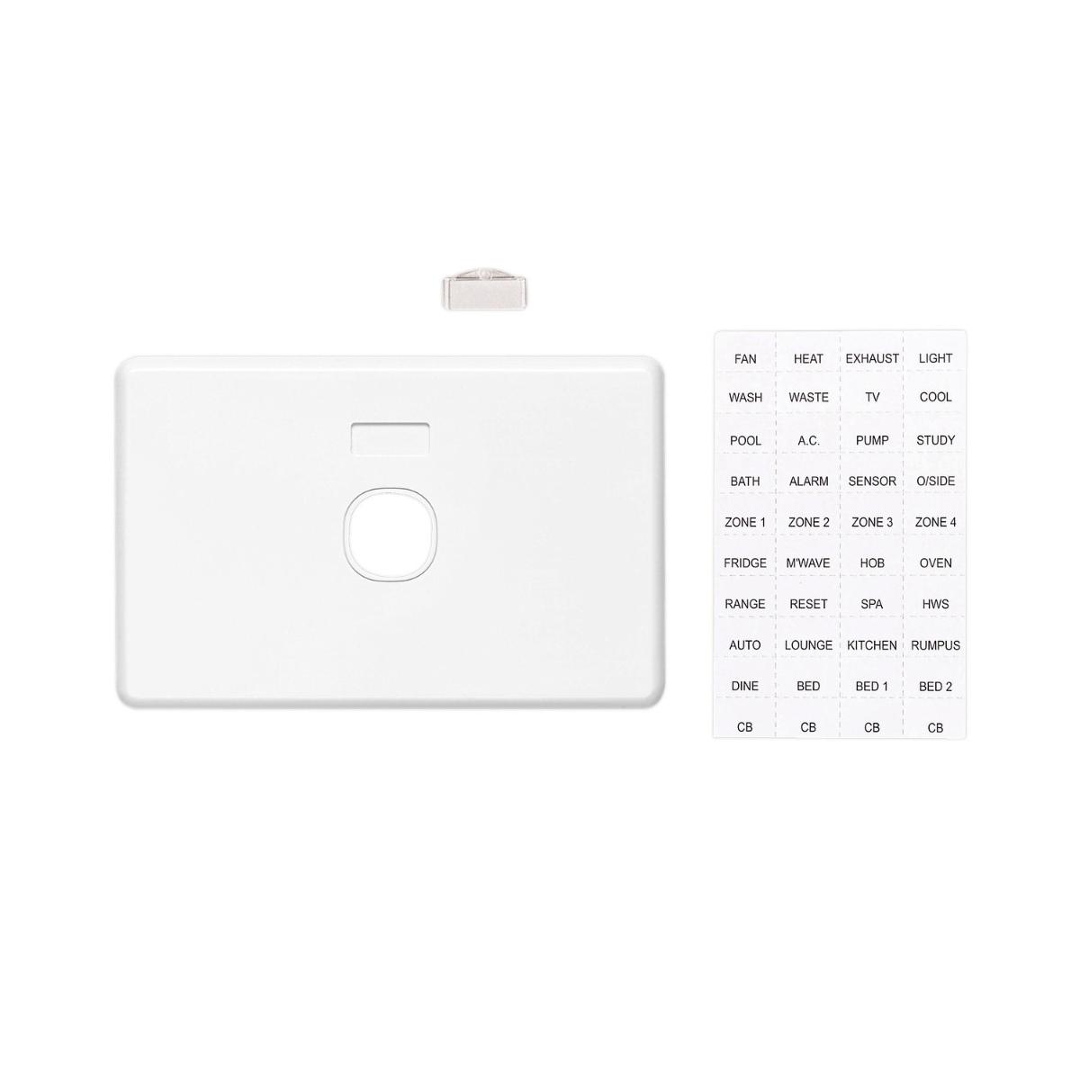 C2000 PLATE GRID & COVER HORIZ 1G BLACK