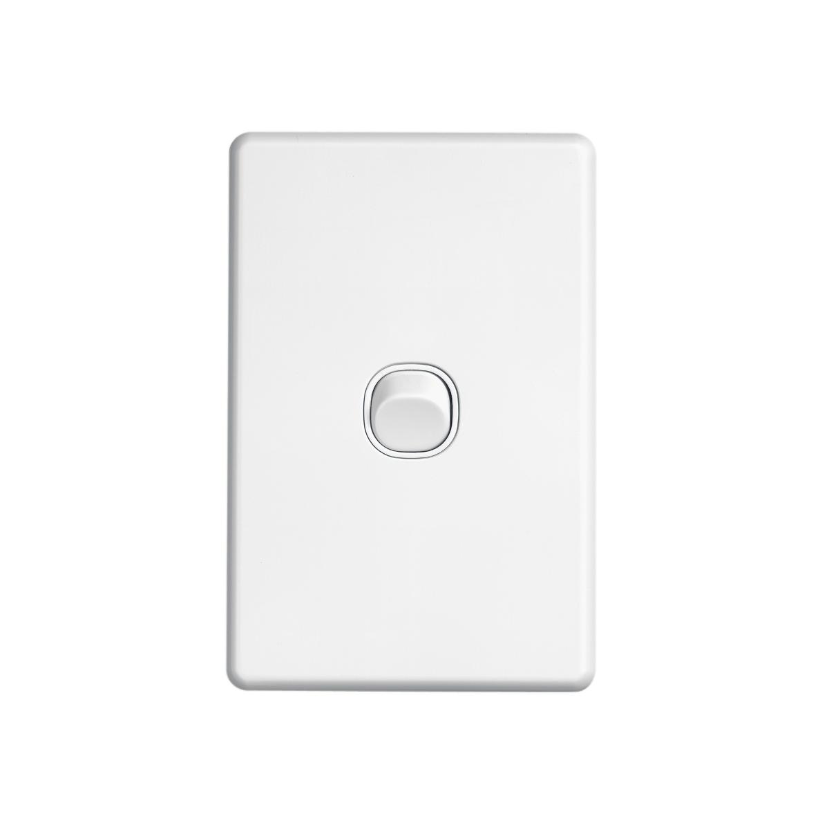 C2000 SWITCH VERTICAL 1G 10A WHITE