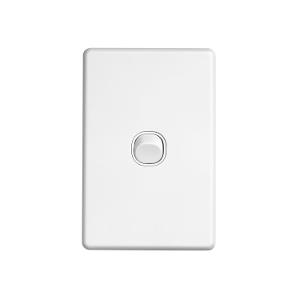 SWITCH 1G VERTICAL 10A WHITE