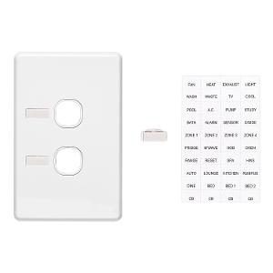 C2000 PLATE GRID & ID COVER VERT 2G BLK C2000 PLATE GRID & ID COVER VERT 2G BLK