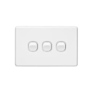 C2000 SWITCH HORIZONTAL 3G 10A BLACK C2000 SWITCH HORIZONTAL 3G 10A BLACK