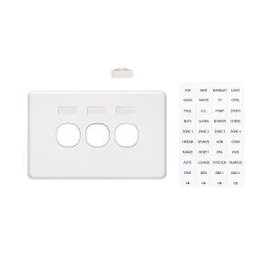 C2000 PLATE GRID & ID COVER HORIZ 3G WHT C2000 PLATE GRID & ID COVER HORIZ 3G WHT
