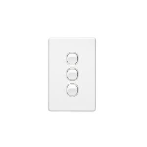 C2000 SWITCH VERTICAL 3G 10A WHITE