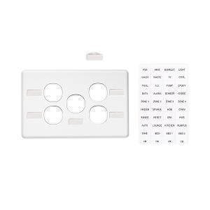 C2000 PLATE GRID & ID COVER HORIZ 5G WHT C2000 PLATE GRID & ID COVER HORIZ 5G WHT