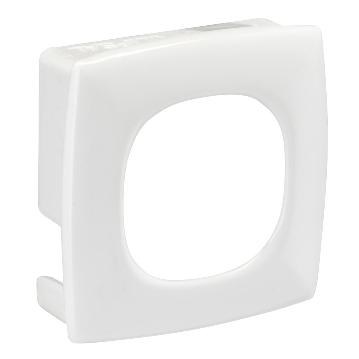 MOUNTING CLIP + MOULDED FRONT 1.5MM WHT