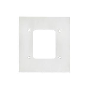 MEDILEC FLUSH METAL FACIA 1G S/STEEL MEDILEC FLUSH METAL FACIA 1G S/STEEL