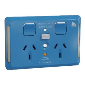 MEDILEC 20A RCD 10MA DBL GPO 10A HOR D/B MEDILEC 20A RCD 10MA DBL GPO 10A HOR D/B