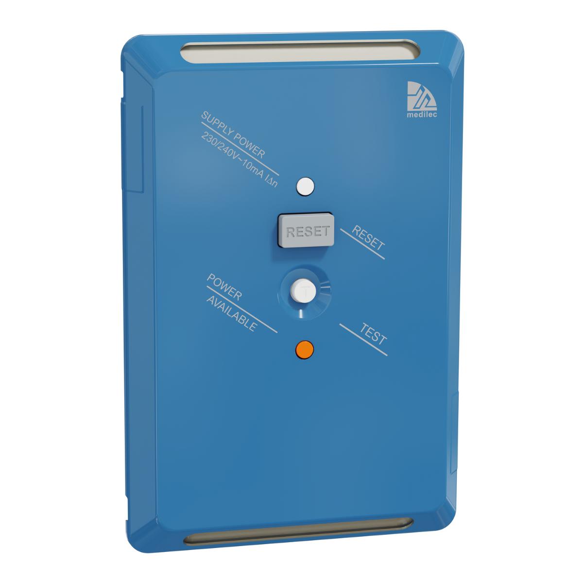 MEDILEC RCD PLATE 10MA 20A VERT/HOR D/B