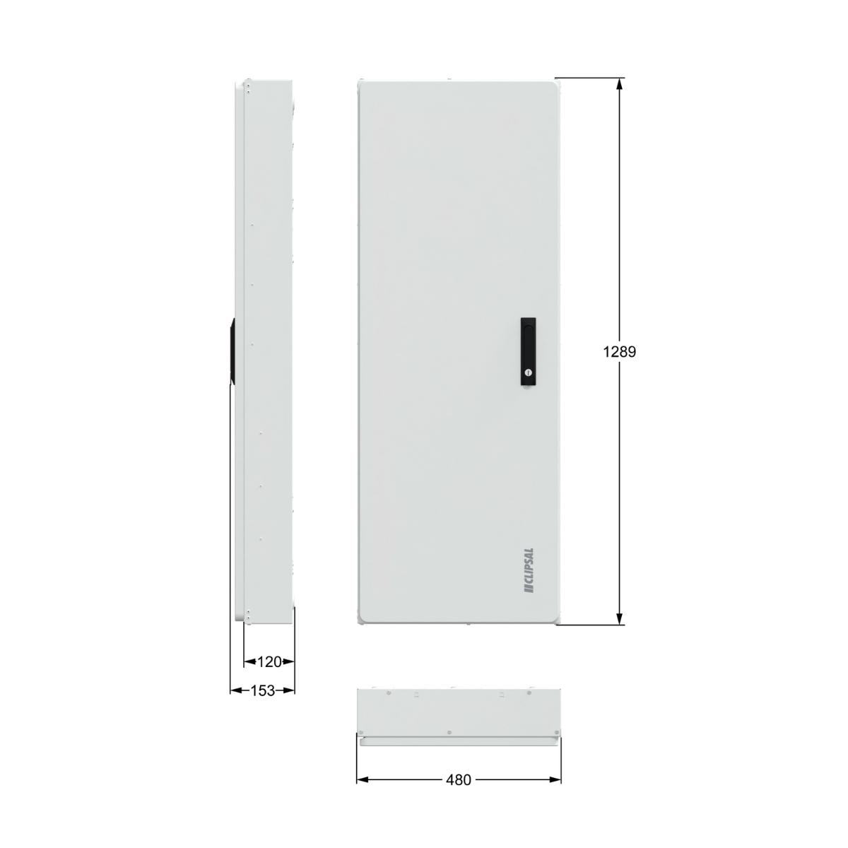 PANELBOARD MAX9 72P + 250A M/SW IP30