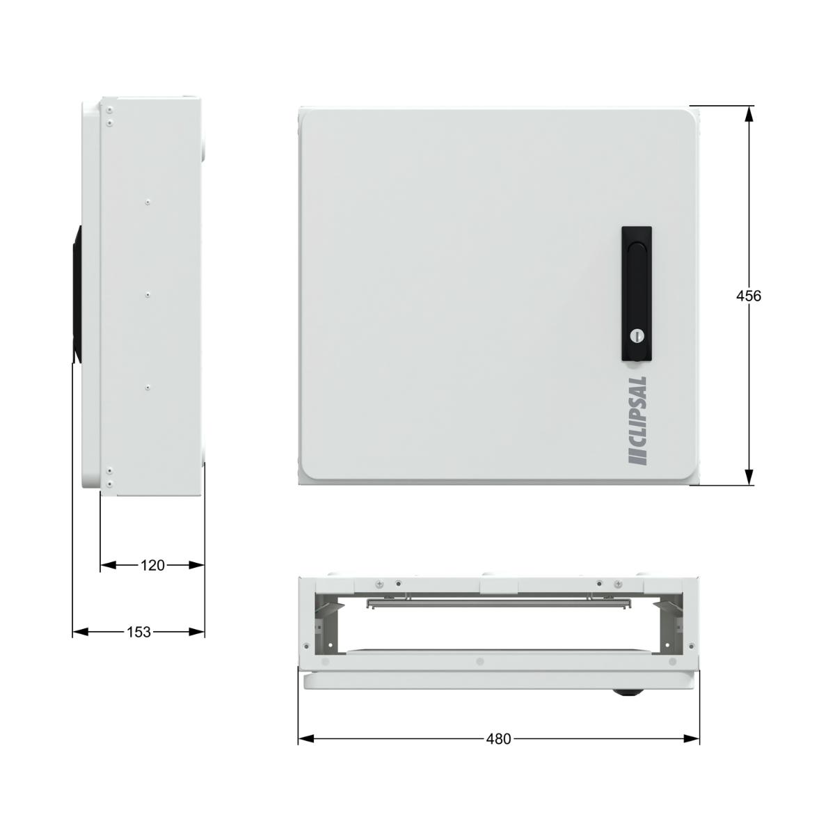 EXTENSION BOX MAX9 2 ROWS DIN 18 WAYS