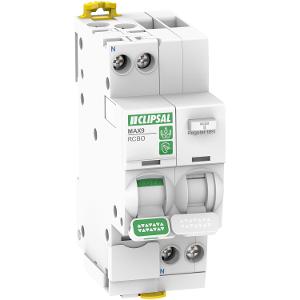 RCBO MAX9 1P+N 10A 30MA 6KA CL A-SI 2MOD RCBO MAX9 1P+N 10A 30MA 6KA CL A-SI 2MOD