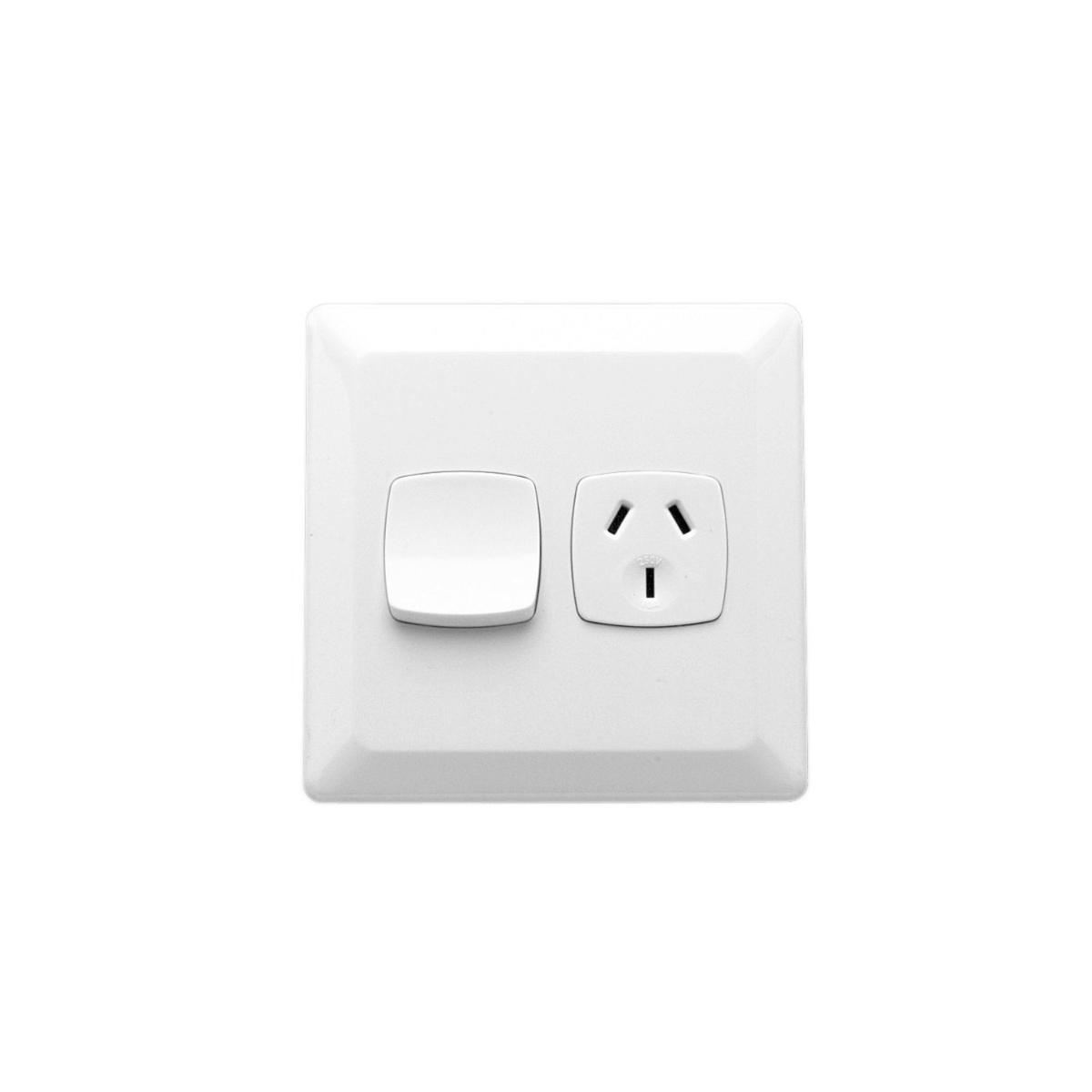 PRESTIGE SGL GPO SQUARE 10A S/P WHITE