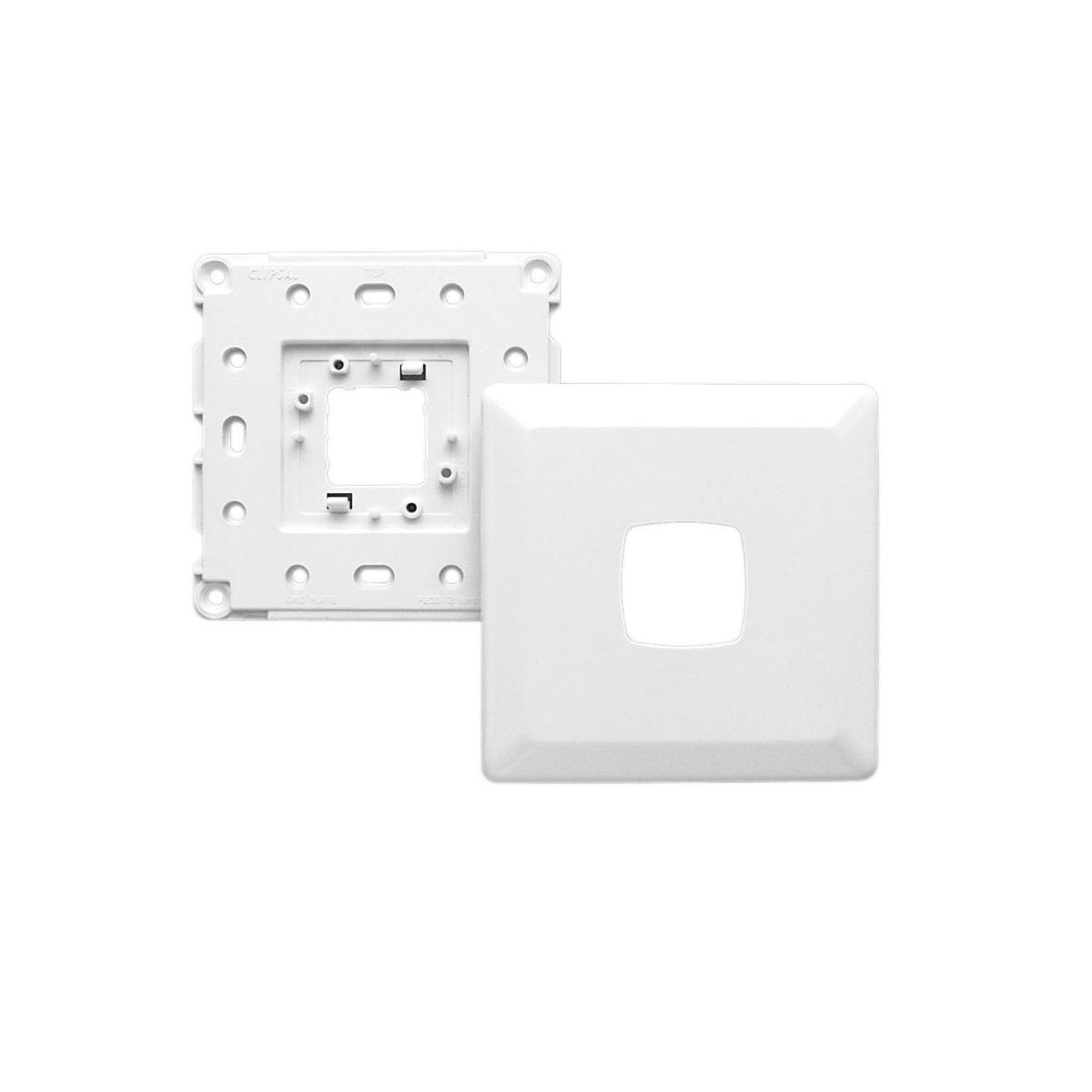 PRESTIGE PLATE GRID & COVER SQUARE 1G WH