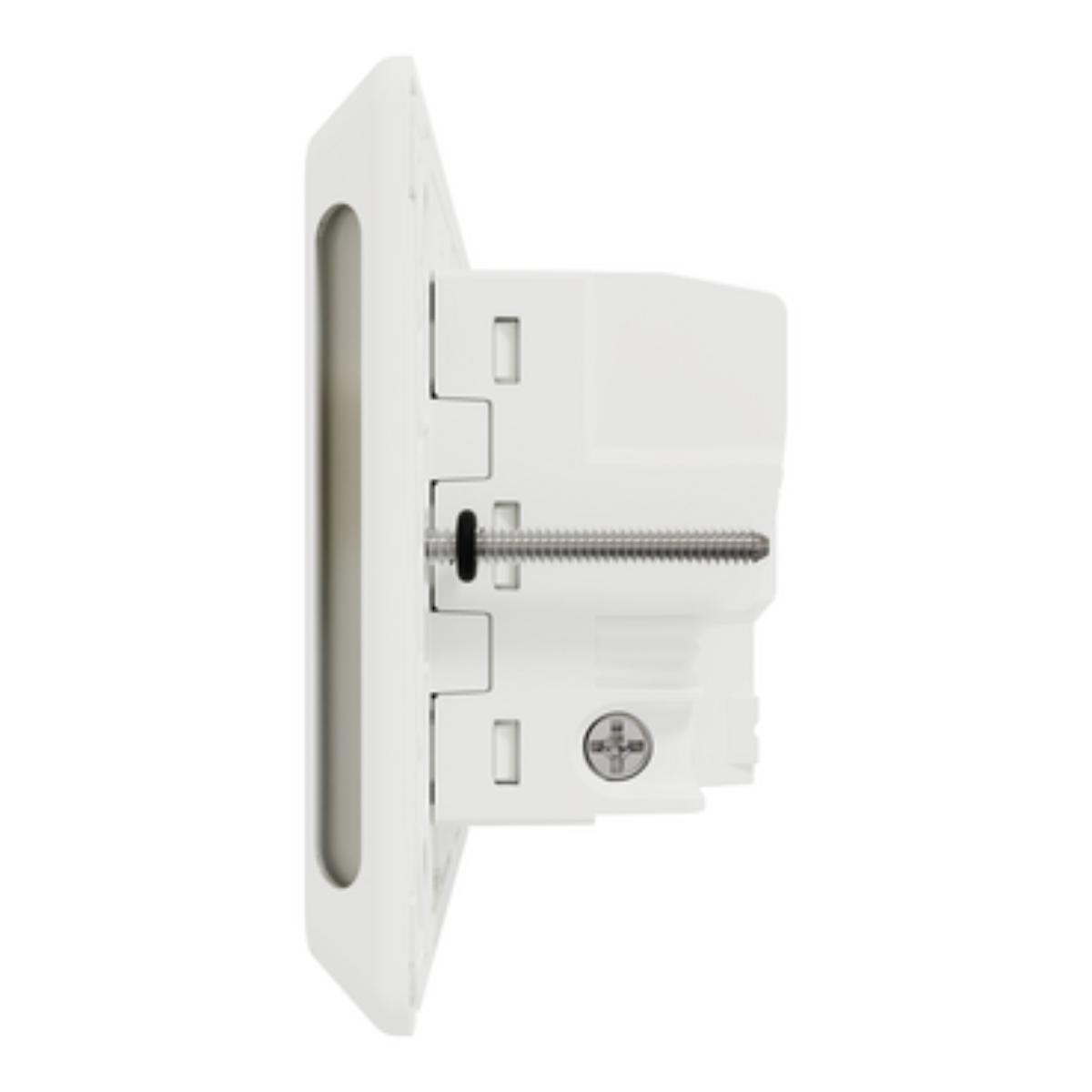 PRO SER DBL GPO RCD PROT 10A S/P 30MA WH