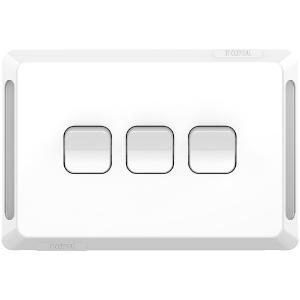 PRO SWITCH HORIZ 3G 20A S/P EXTRA WHITE