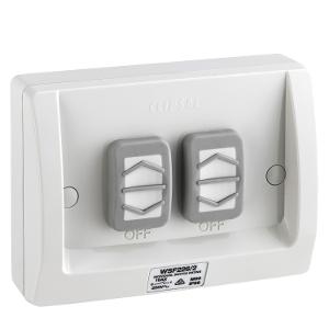 W/P FLUSH SWITCH IP66 2G 16A RESIST GREY W/P FLUSH SWITCH IP66 2G 16A RESIST GREY