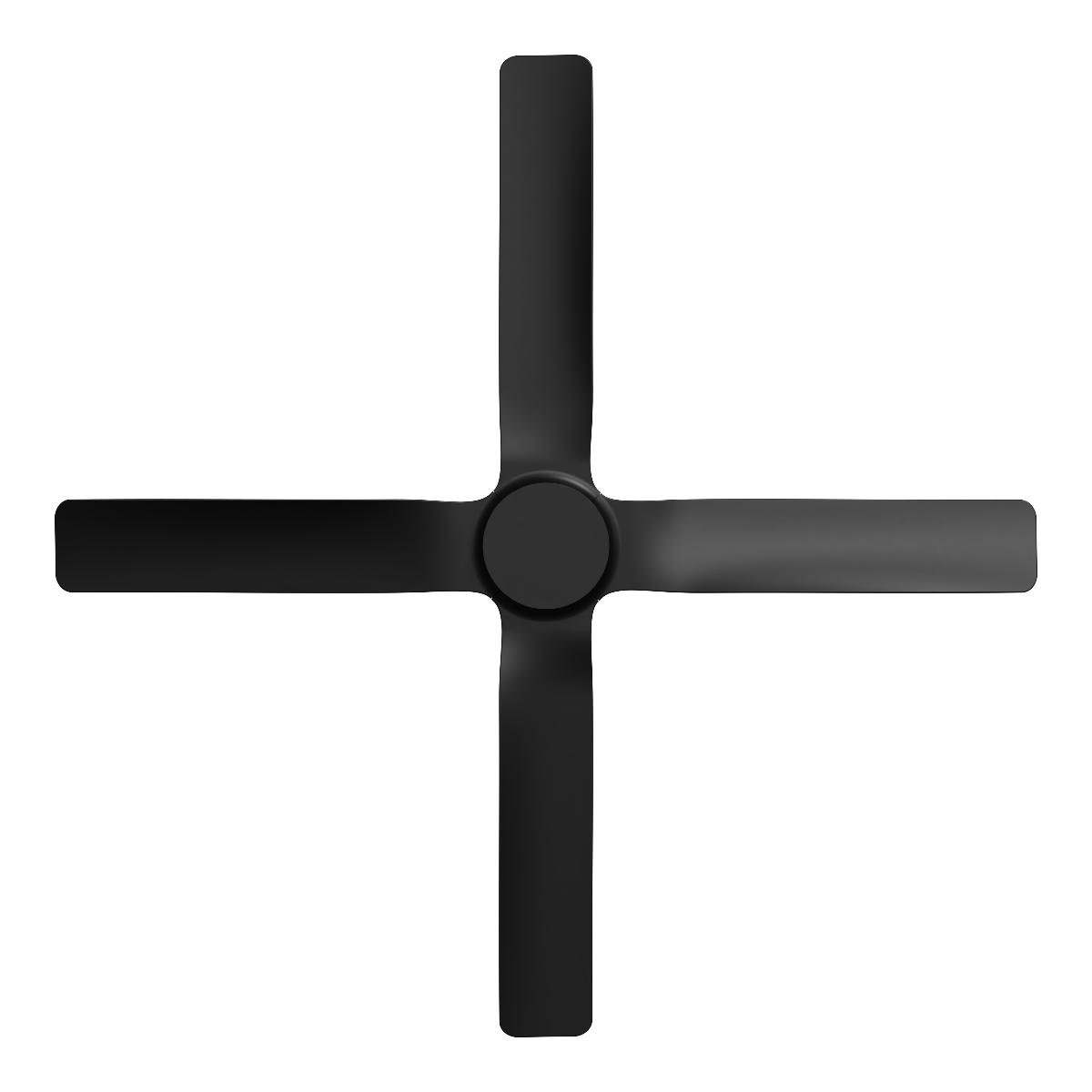 CEILING FAN 1300MM 52" 4BL DC H/S BLACK