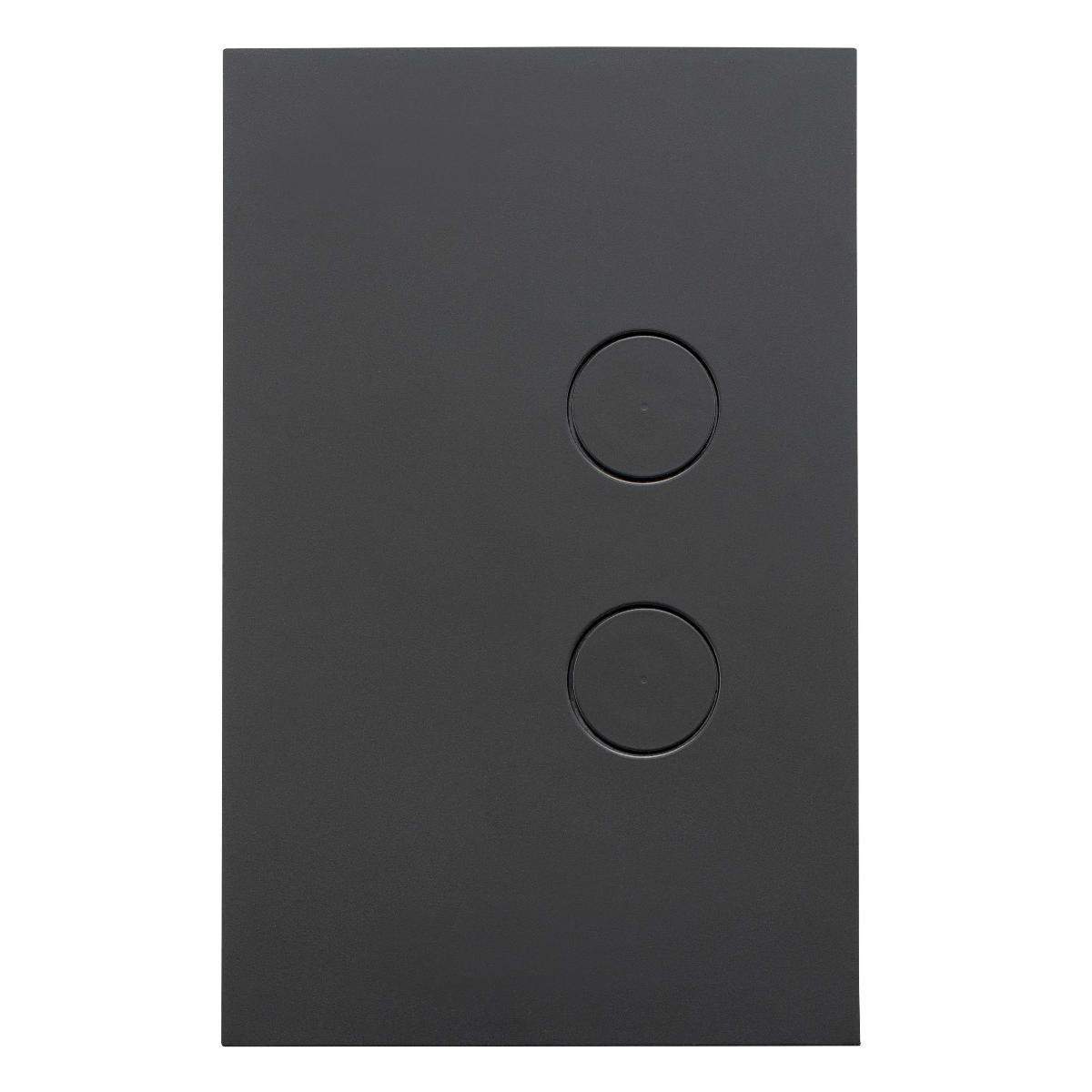 ZEN LED P/B SWITCH 2G 20A ZEN BLACK