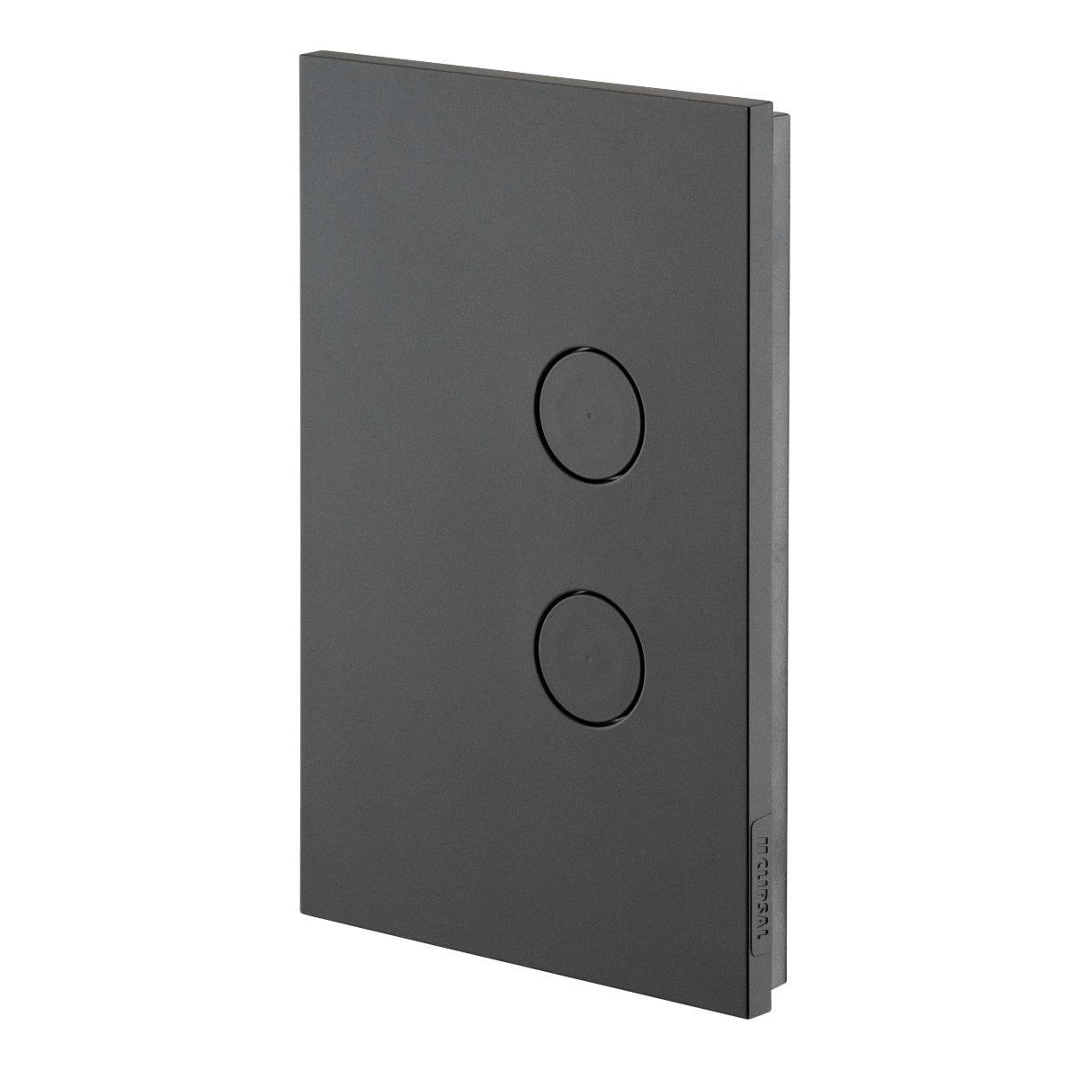 ZEN LED P/B SWITCH 2G 20A ZEN BLACK