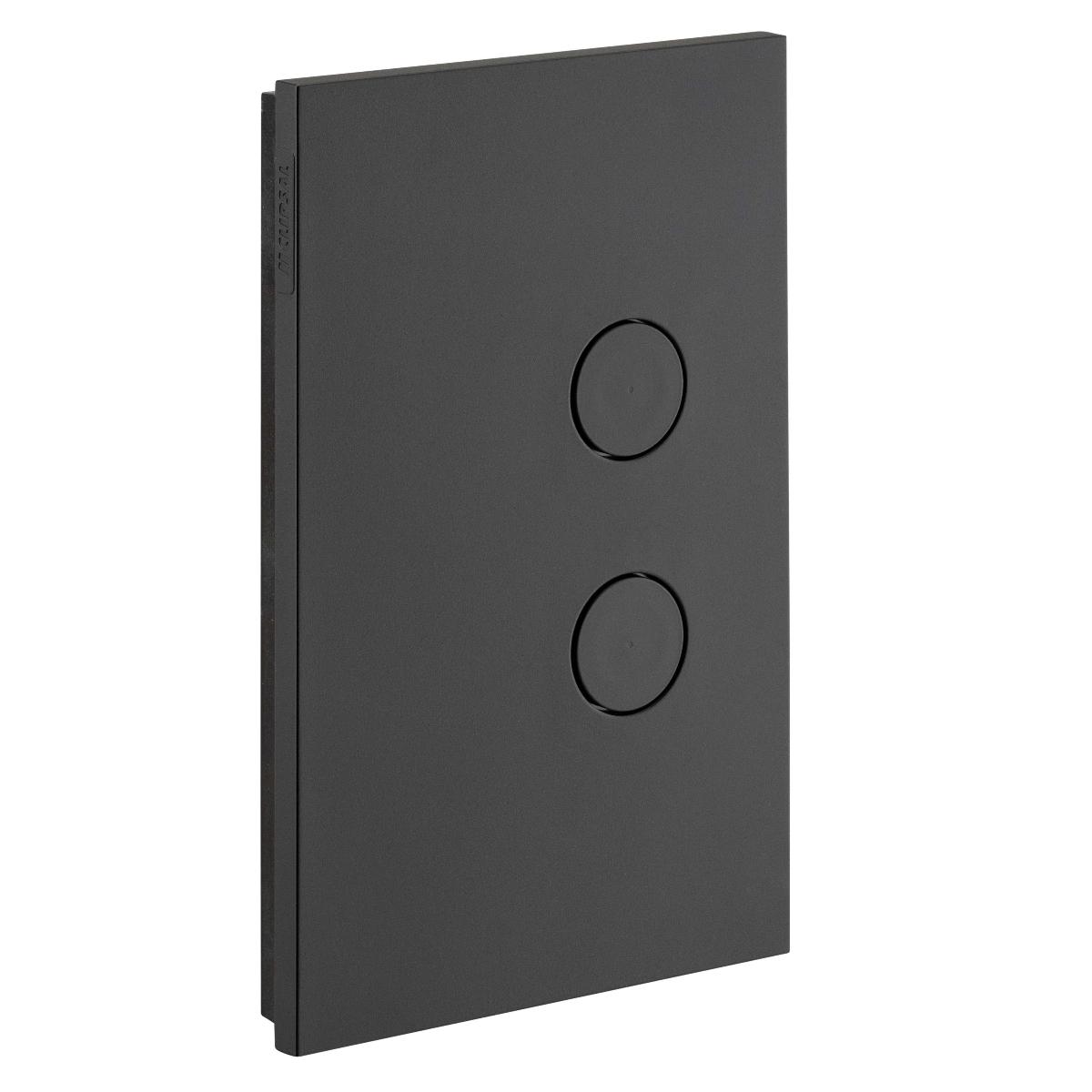 ZEN LED P/B SWITCH 2G 20A ZEN BLACK