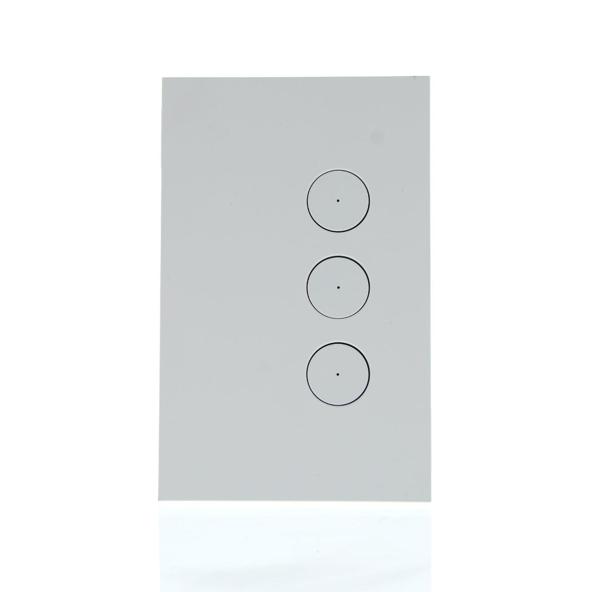 ZEN LED P/B SWITCH 3G 20A ZEN WHITE