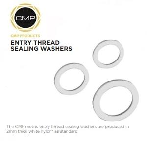 NYLON SEALING WASHER 16MM WHITE