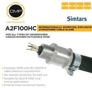 METAL CABLE GLAND A2F100 W/P UNARM 20MM METAL CABLE GLAND A2F100 W/P UNARM 20MM