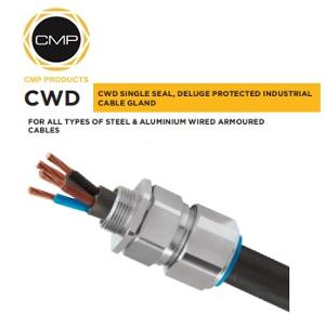 METAL CABLE GLAND CWD W/P ARMOURED 20MM