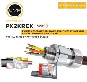 BARRIER CABLE GLAND PX2KREX W/P ARM 40MM BARRIER CABLE GLAND PX2KREX W/P ARM 40MM
