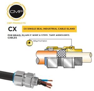 METAL CABLE GLAND CX W/P TAPE ARM 63MM