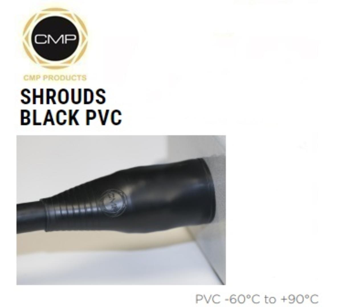 PVC SHROUD BLACK FOR SIZE 32 U/ARM