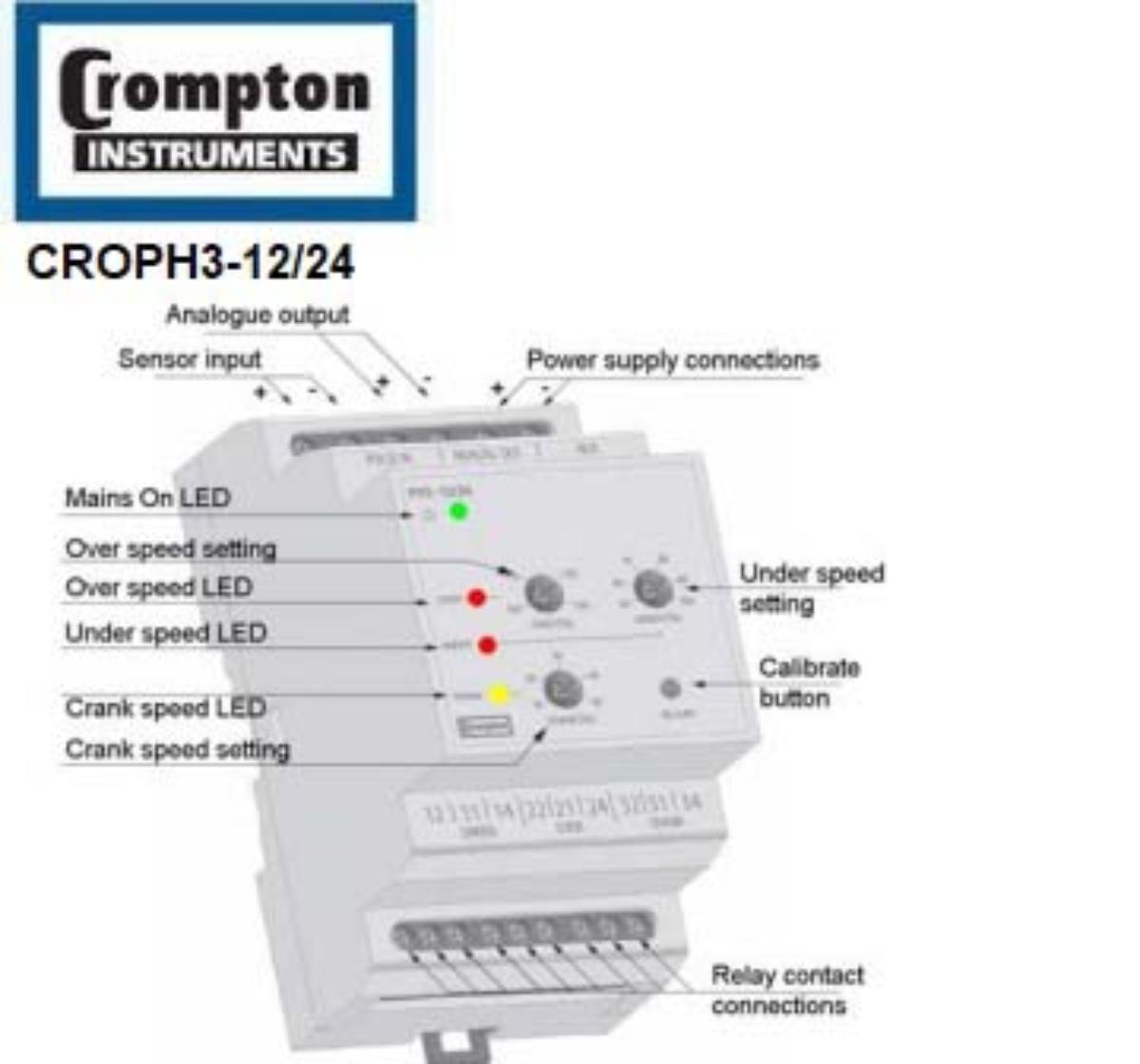 #SPEED SENSING RELAY 12-24VDC- CROMPTON