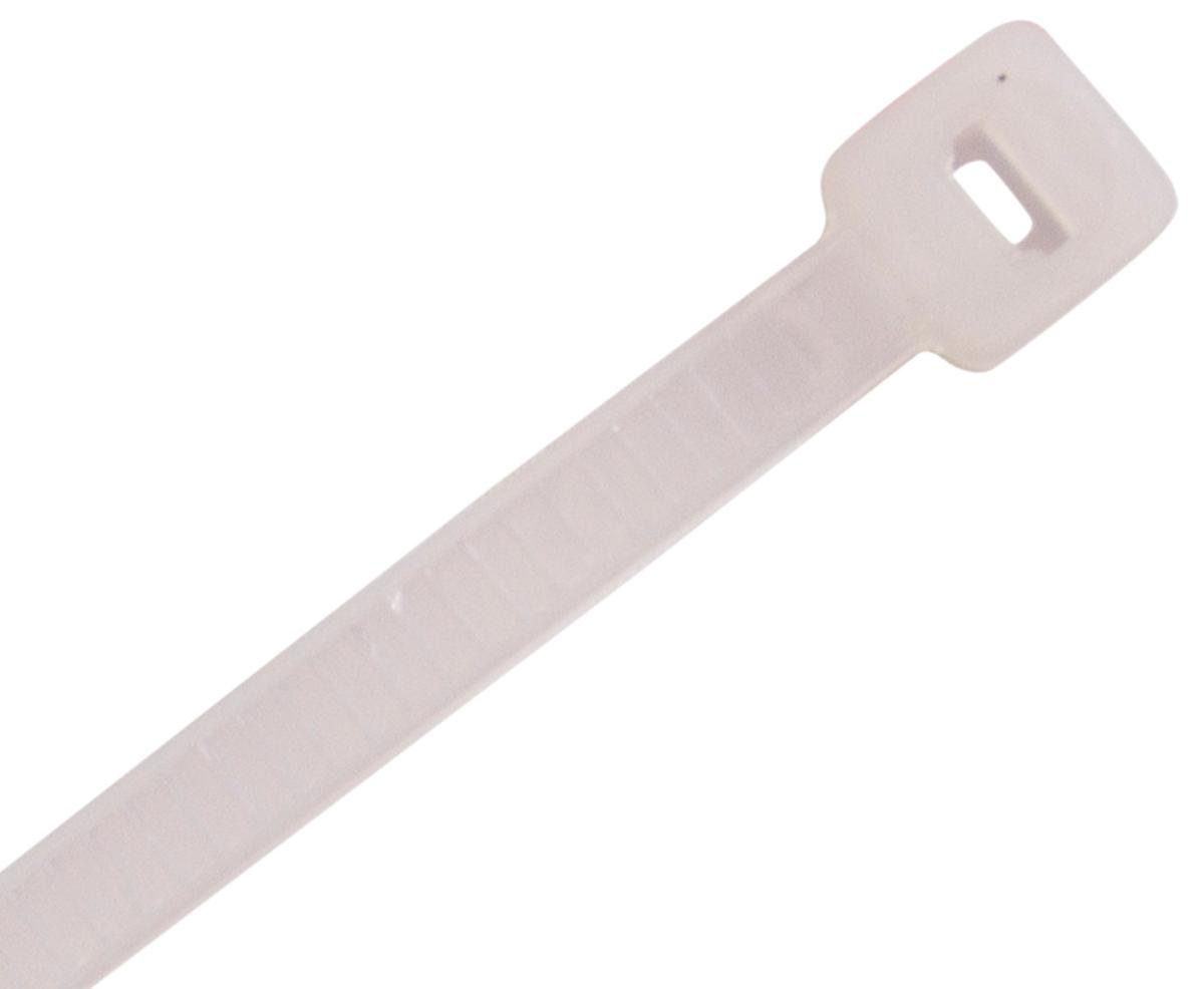 NYLON CABLE TIE 250X4.8MM NATURAL 100PK