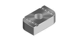 CHANNEL NUT NO SPRING M10 ZINC