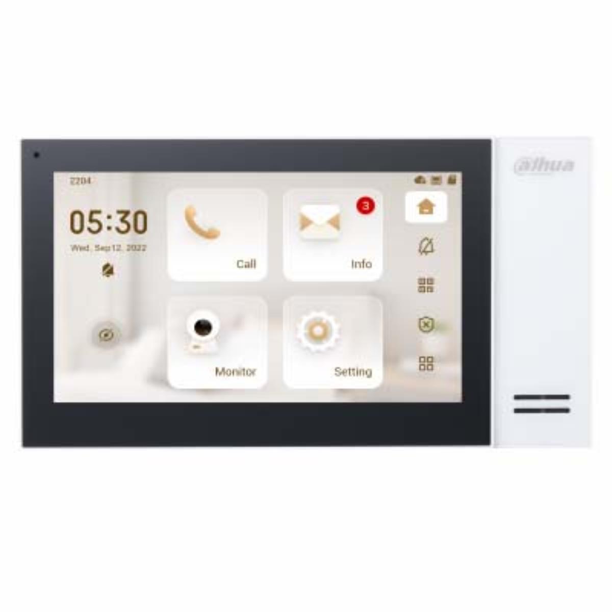 DAHUA IP VILLA MONITOR 7 INCH POE BLK