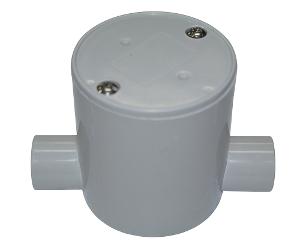 JUNCTION BOX DEEP 20MM 2 WAY ENTRY