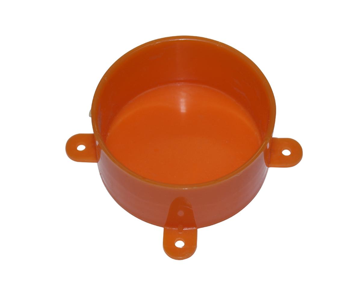 DISPOSABLE LID PVC ORANGE 20 BOX